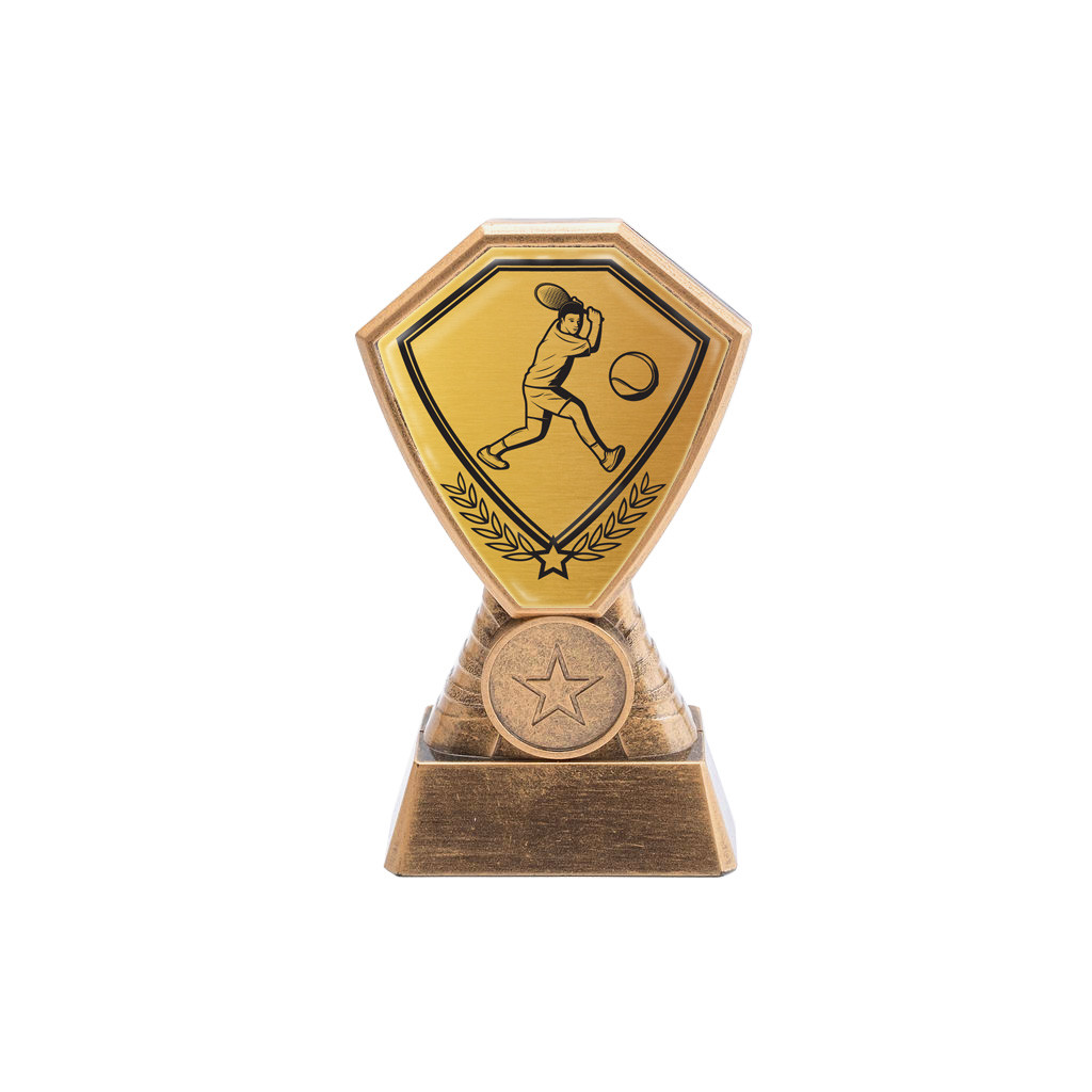Antique Gold Tennis Plastic Tower