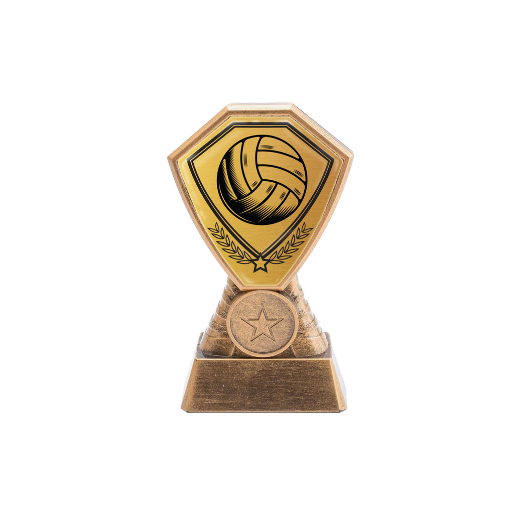 Antique Gold Volleyball Plastic Tower