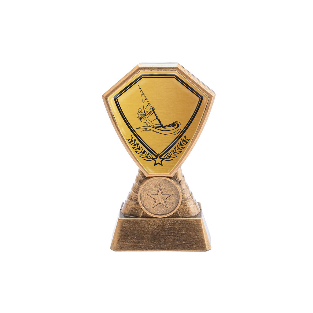 Antique Gold Windsurfing Plastic Tower