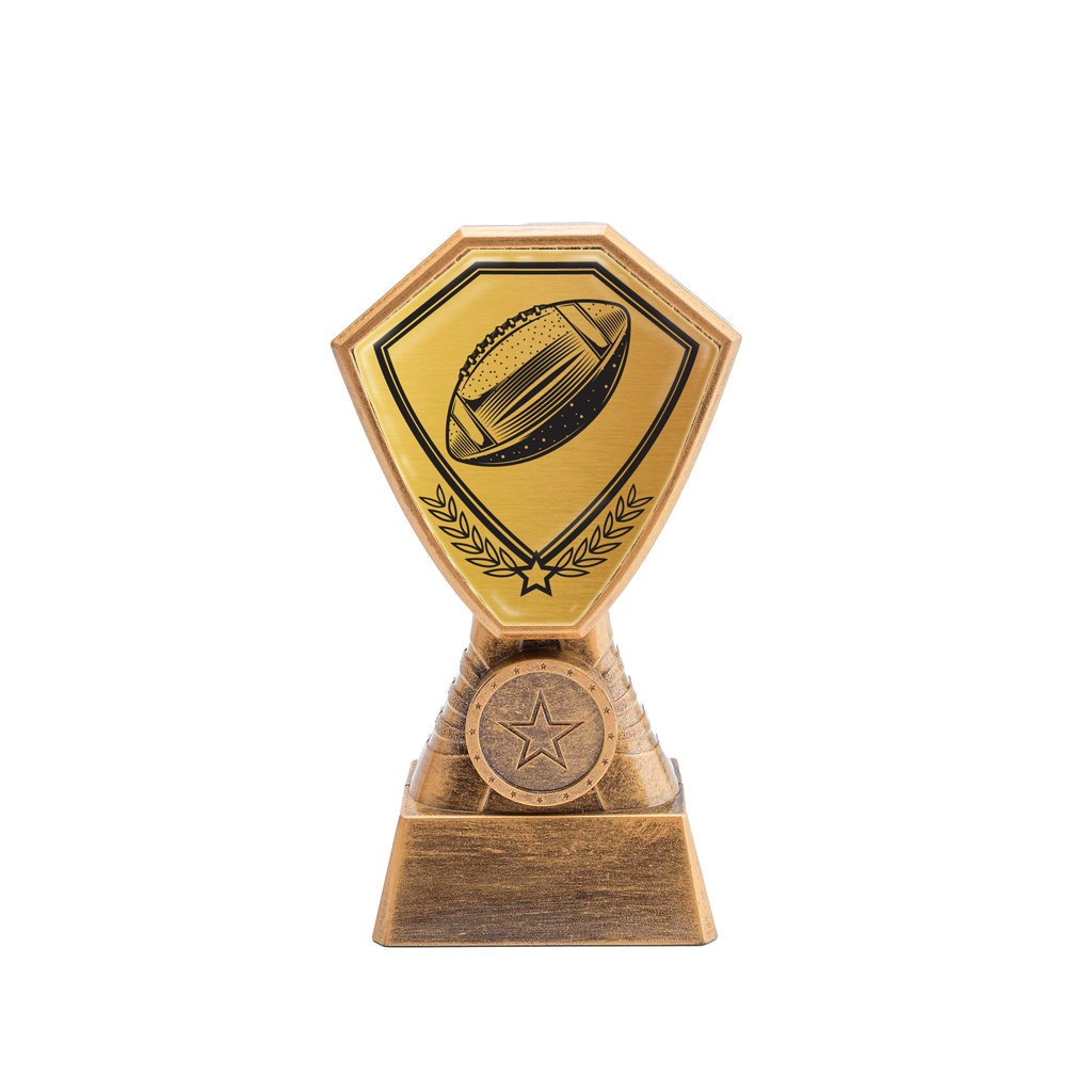 Antique Gold American Football Plastic Tower