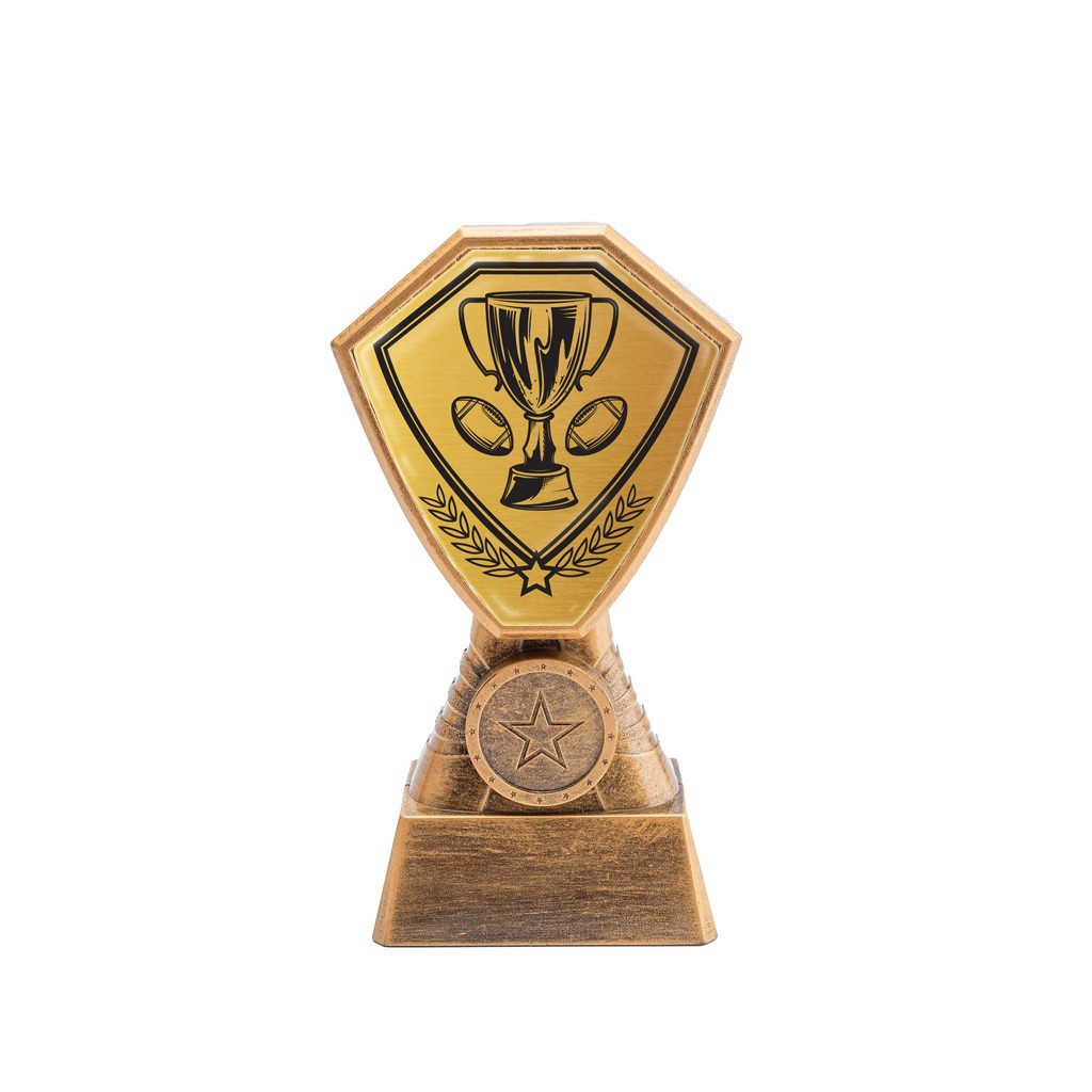 Antique Gold American Football Plastic Tower