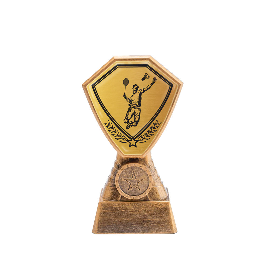 Antique Gold Badminton Plastic Tower