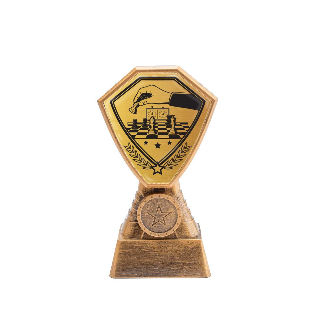 Antique Gold Chess Plastic Tower