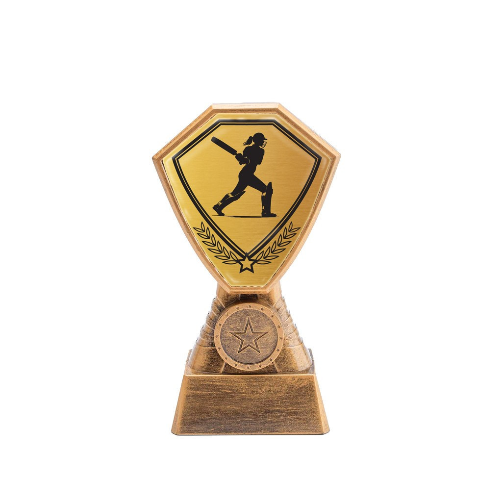 Antique Gold Women's Cricket Plastic Tower