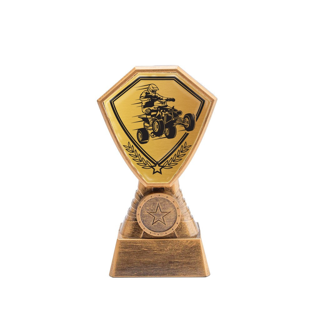 Antique Gold Quad Biking Plastic Tower