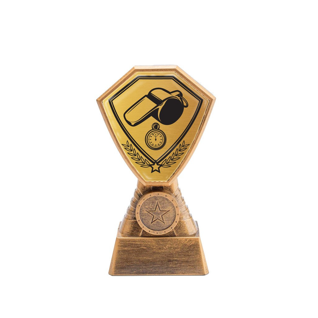 Antique Gold Referee Plastic Tower