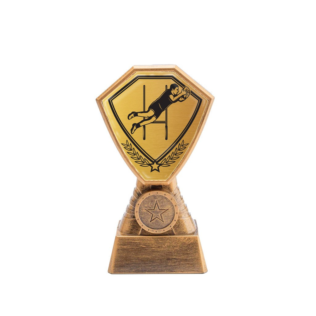 Antique Gold Rugby Plastic Tower