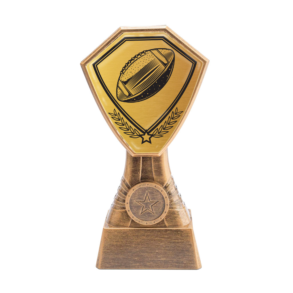 Antique Gold American Football Plastic Tower
