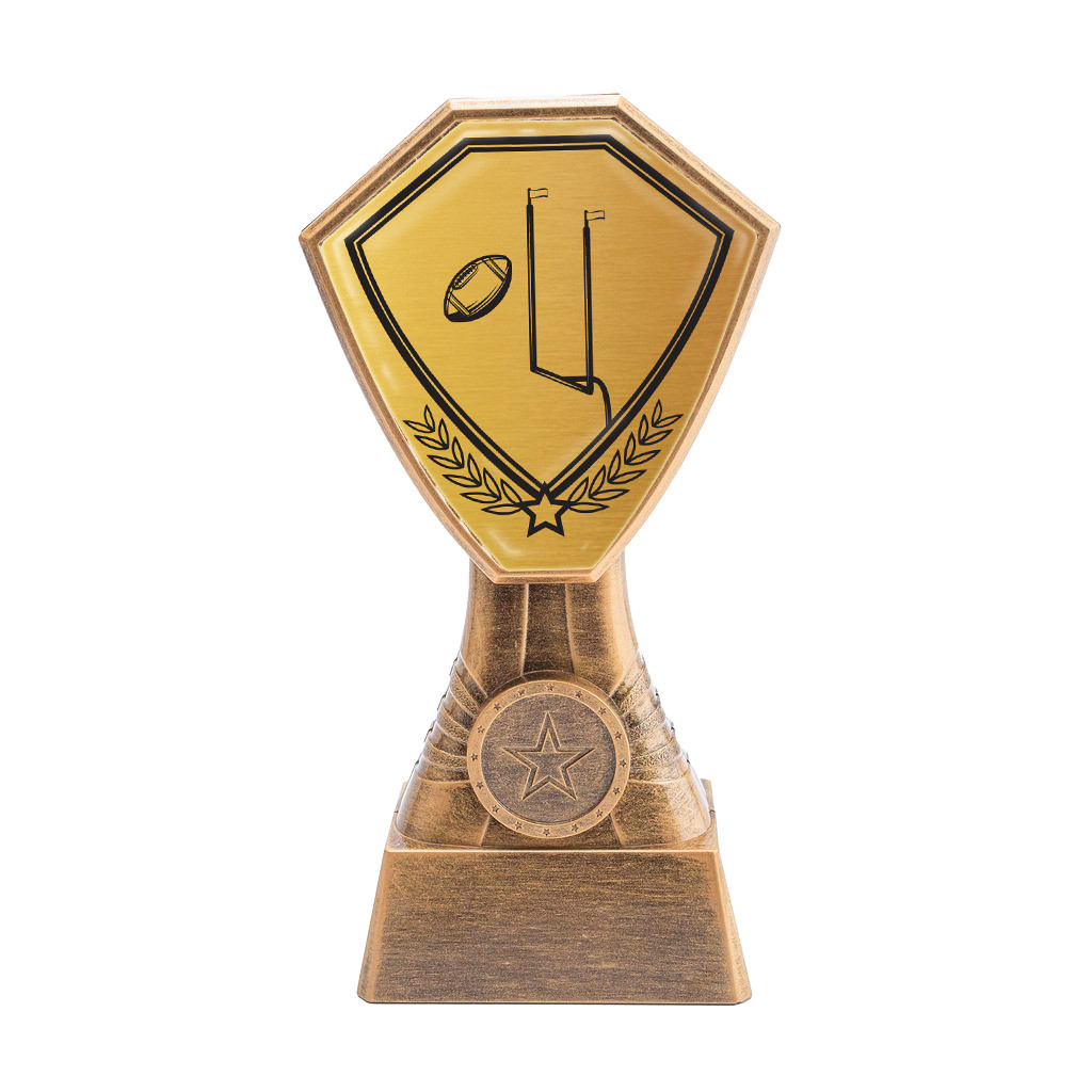 Antique Gold American Football Plastic Tower