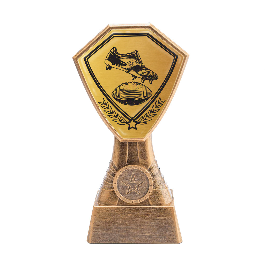 Antique Gold American Football Plastic Tower