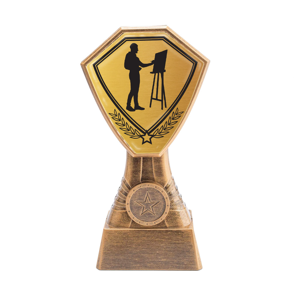 Antique Gold Art Plastic Tower