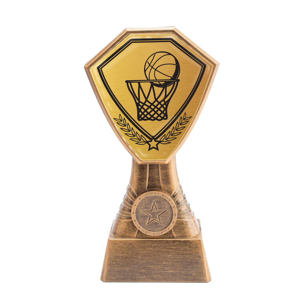 Antique Gold Basketball Plastic Tower