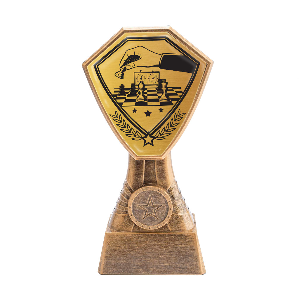 Antique Gold Chess Plastic Tower