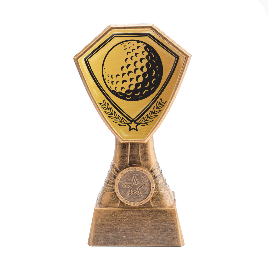 Antique Gold Golf Plastic Tower