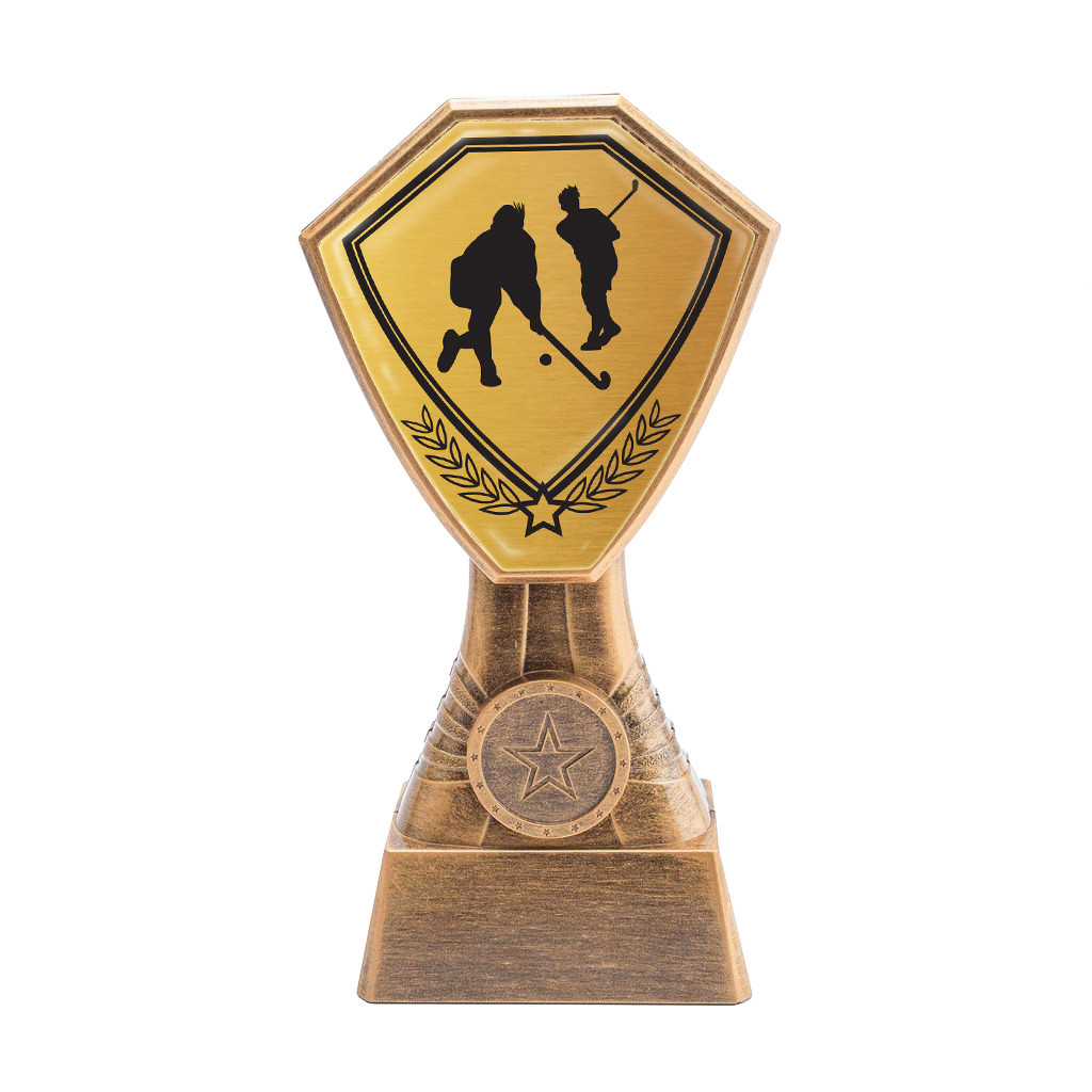 Antique Gold Hockey Plastic Tower