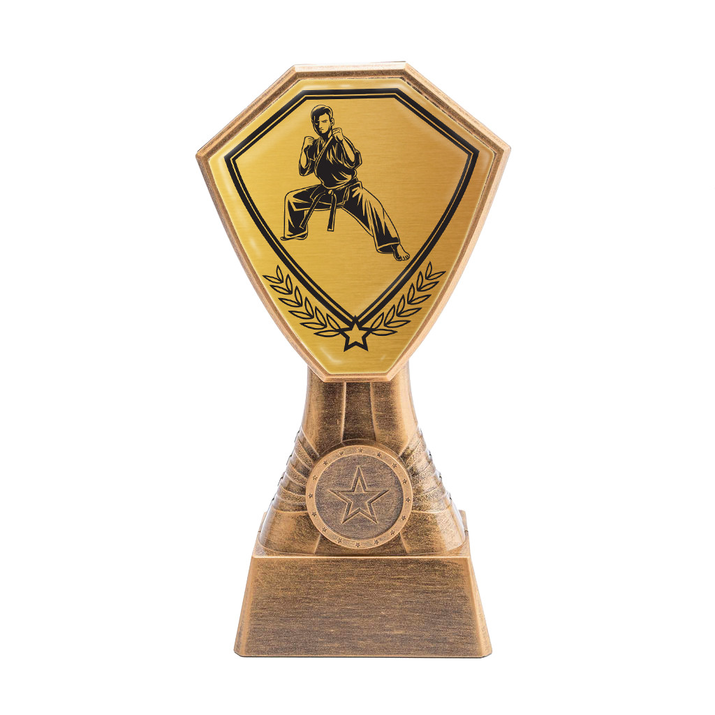 Antique Gold Karate Plastic Tower