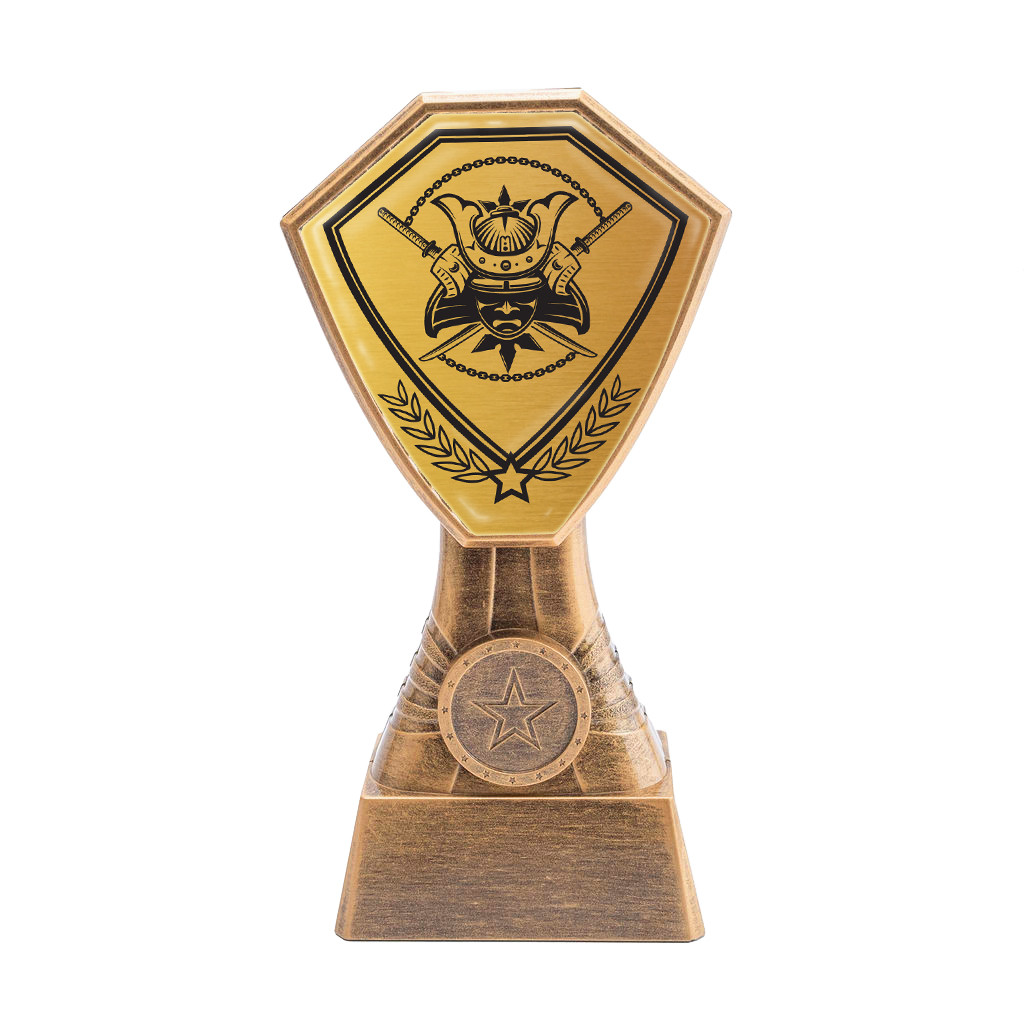 Antique Gold Martial Arts Plastic Tower