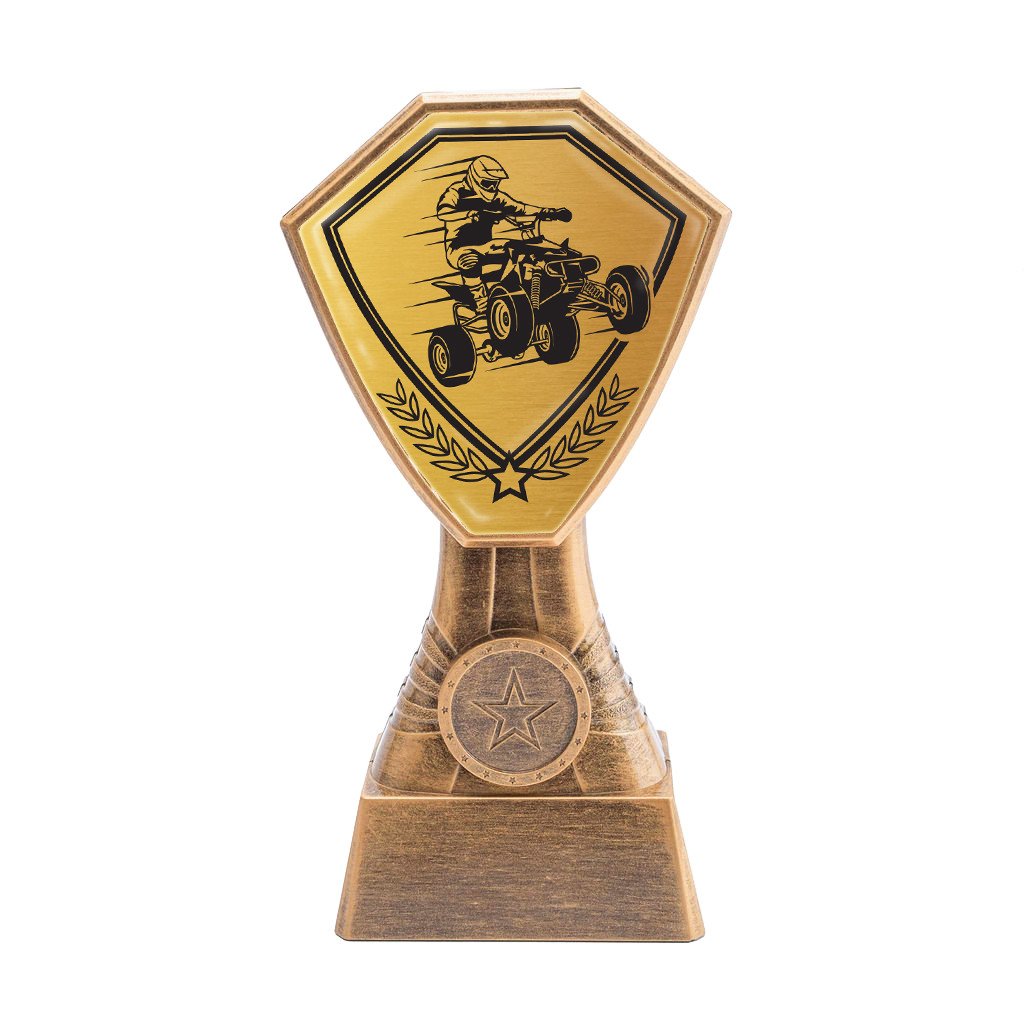 Antique Gold Quad Biking Plastic Tower