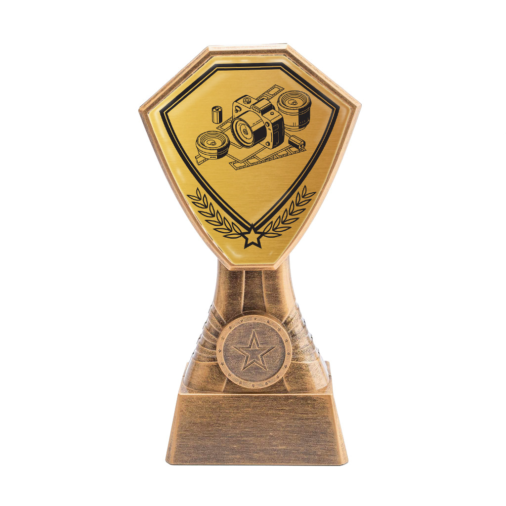Antique Gold Photography Plastic Tower