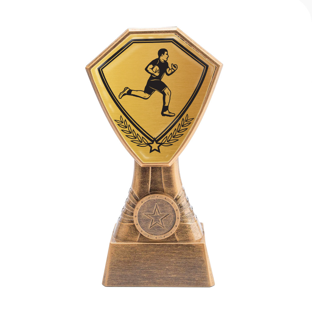 Antique Gold Rugby Plastic Tower