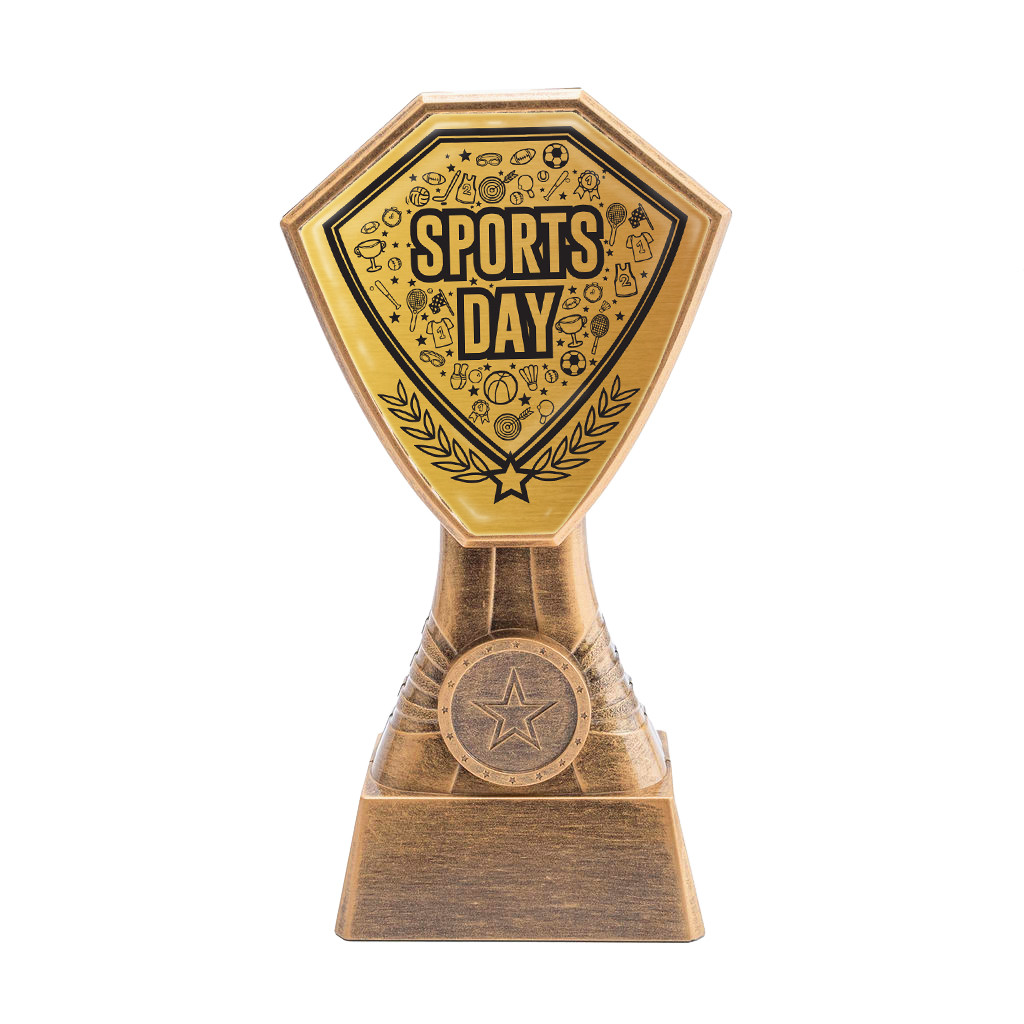 Antique Gold Sports Day Plastic Tower
