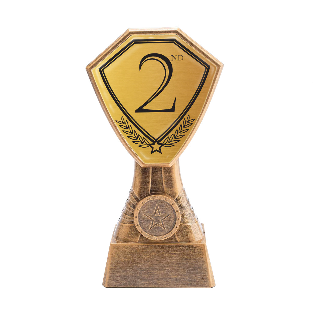 Antique Gold 2nd Place Plastic Tower
