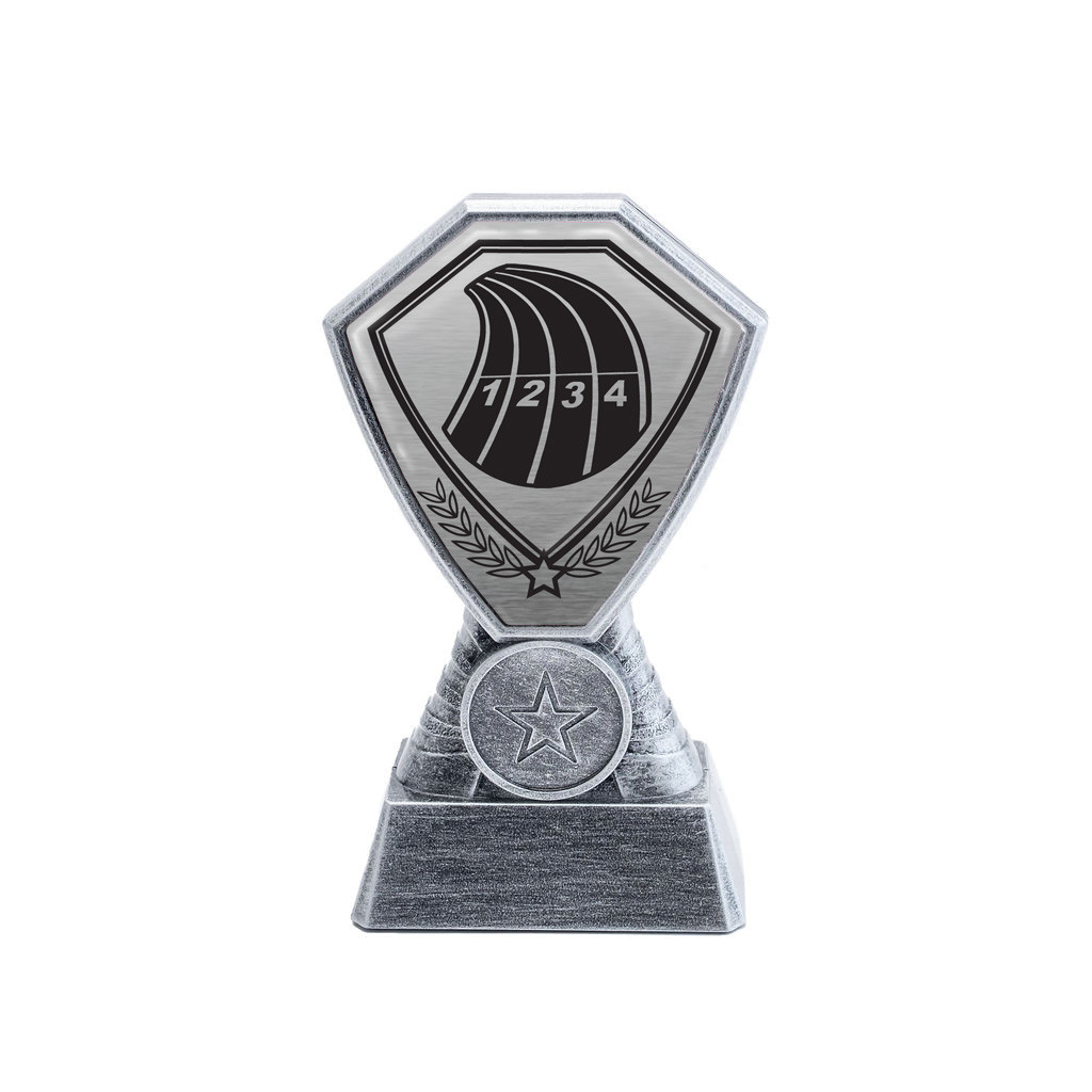 Antique Silver Athletics Plastic Tower