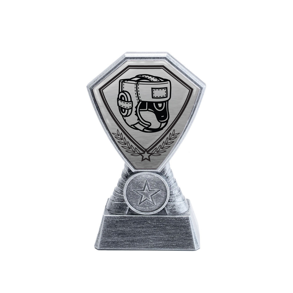 Antique Silver Boxing Plastic Tower