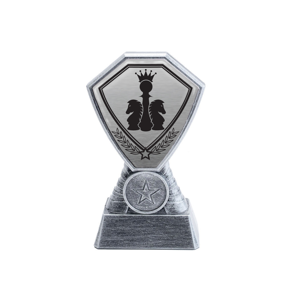 Antique Silver Chess Plastic Tower