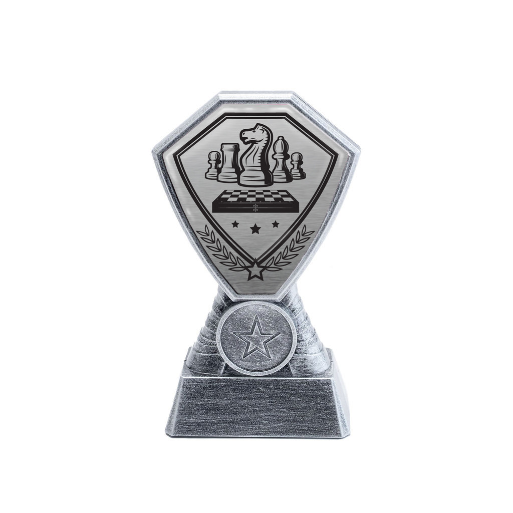 Antique Silver Chess Plastic Tower