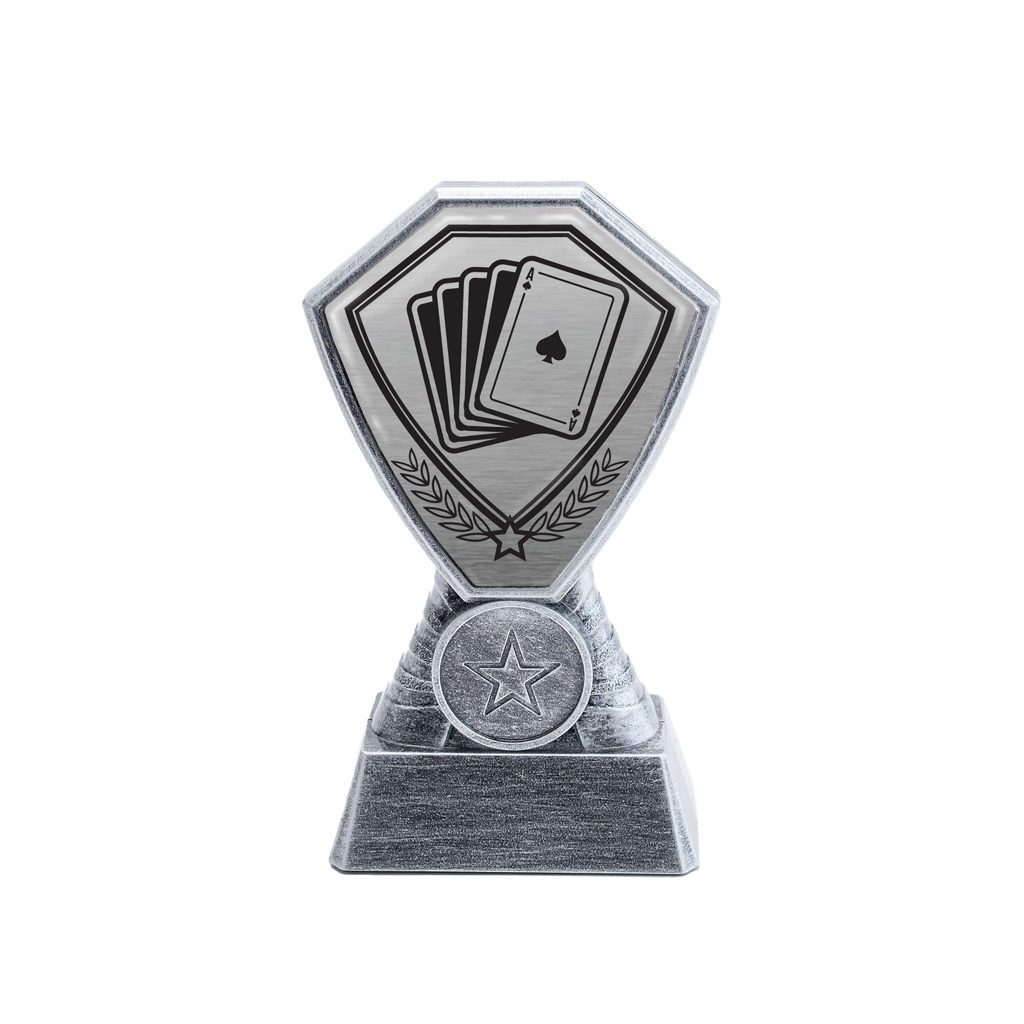 Antique Silver Poker Plastic Tower