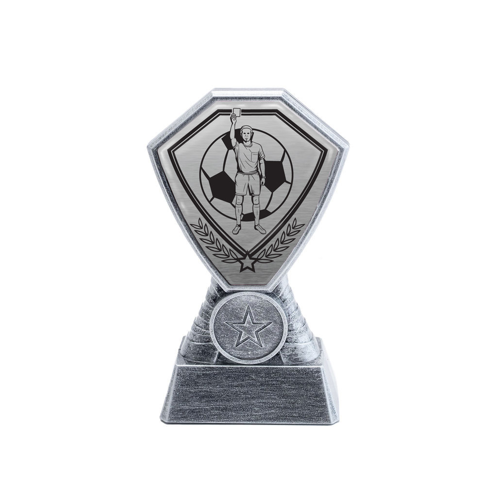 Antique Silver Referee Plastic Tower