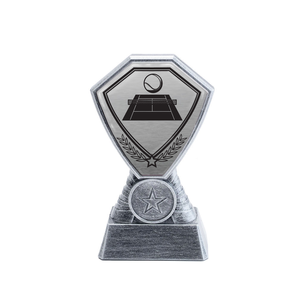 Antique Silver Tennis Plastic Tower