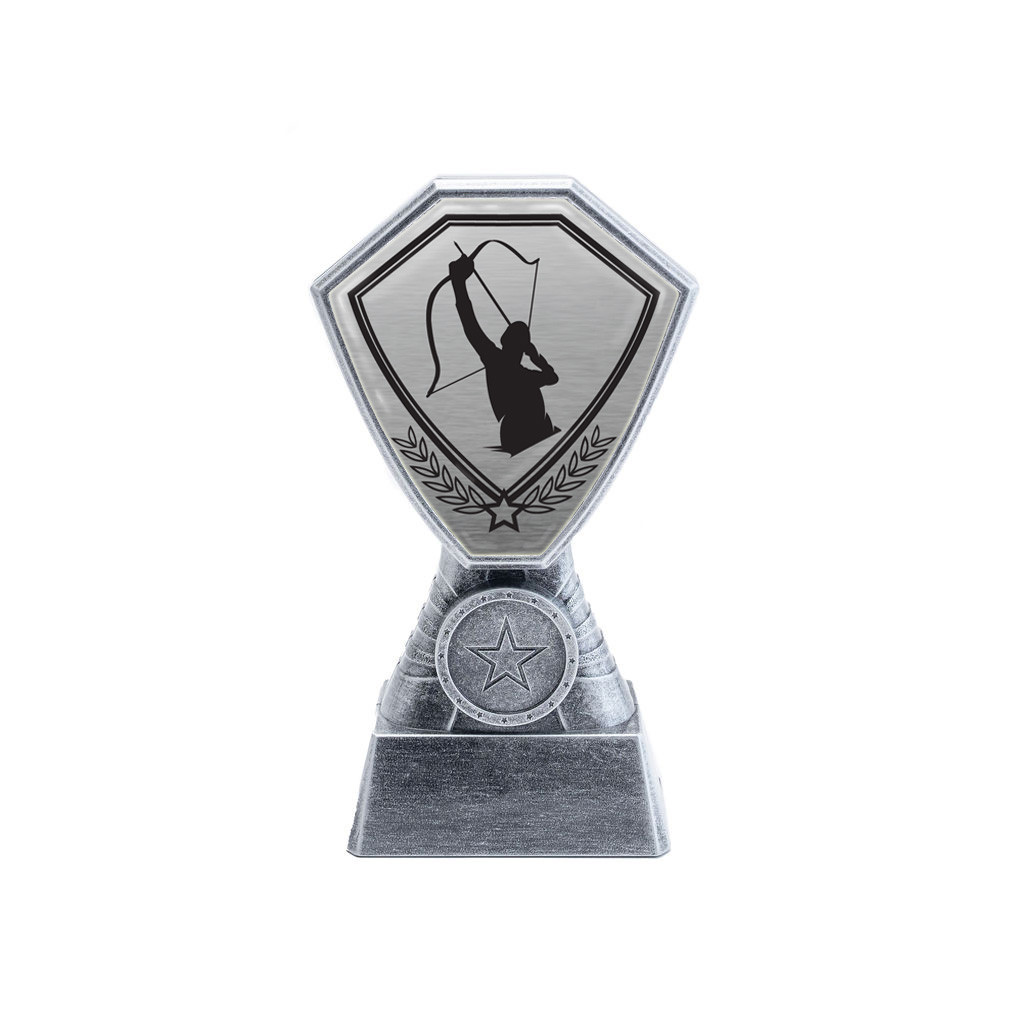 Antique Silver Archery Plastic Tower