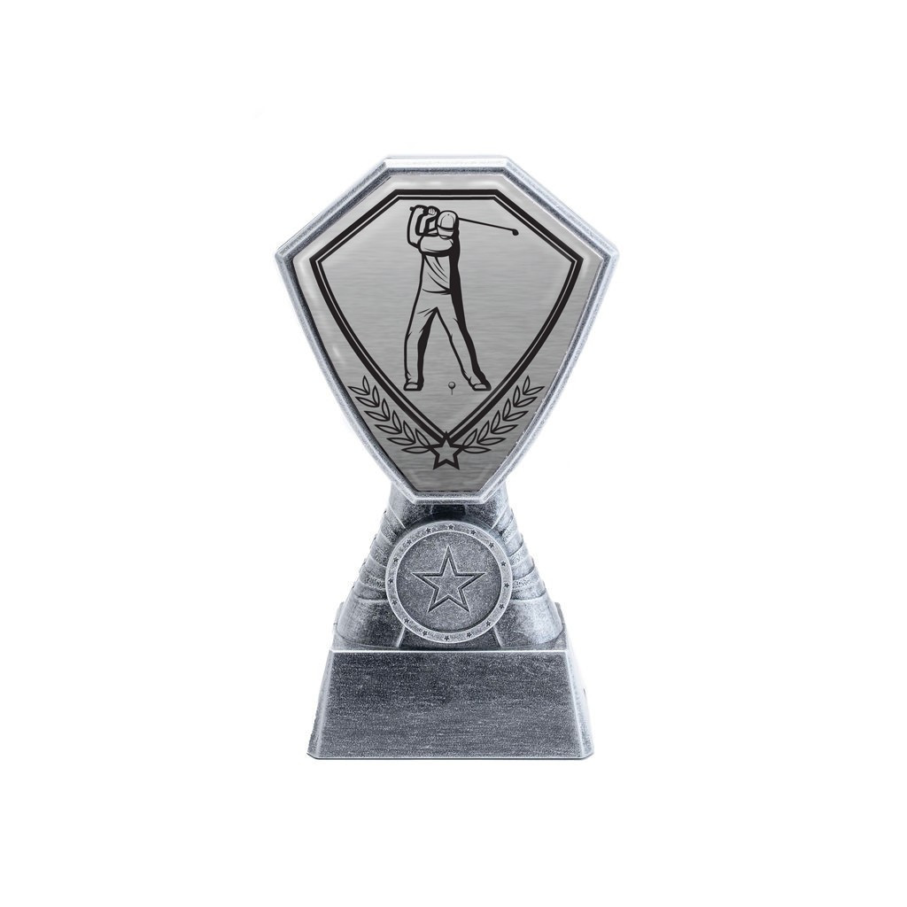 Antique Silver Golf Plastic Tower