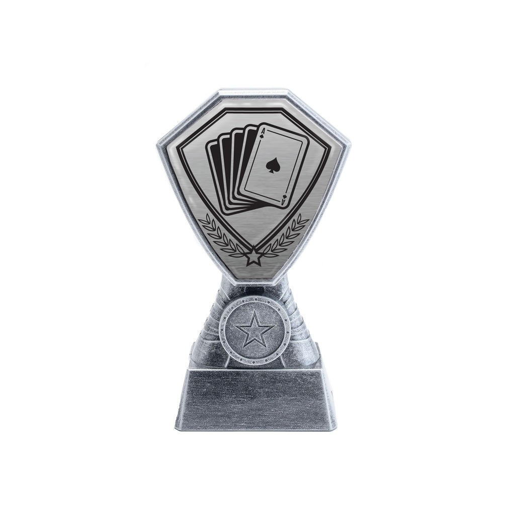 Antique Silver Poker Plastic Tower