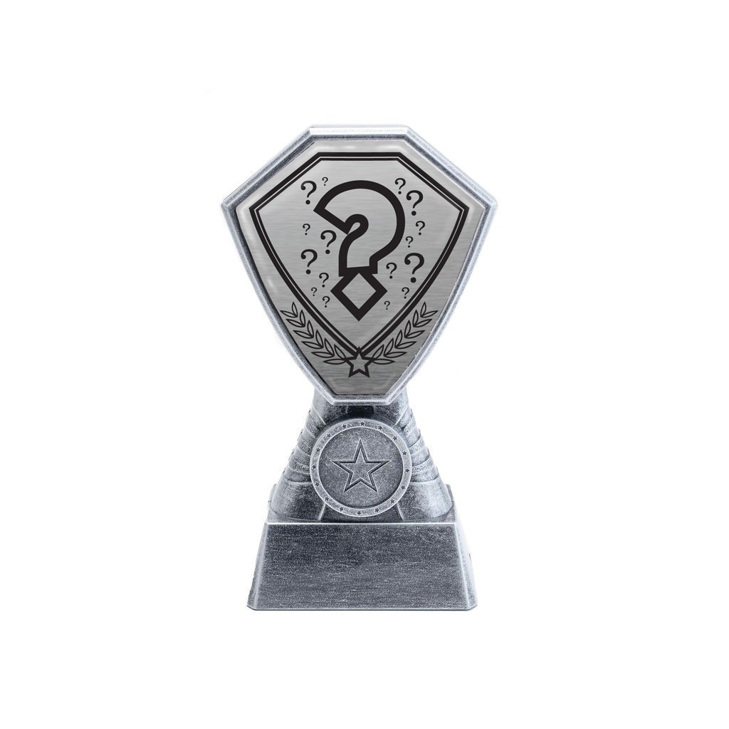 Antique Silver Quiz Plastic Tower