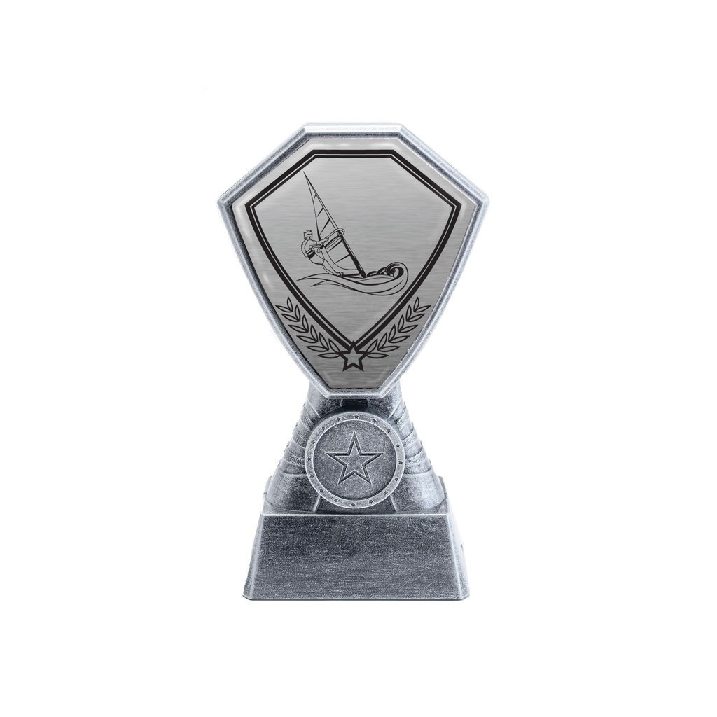 Antique Silver Windsurfing Plastic Tower