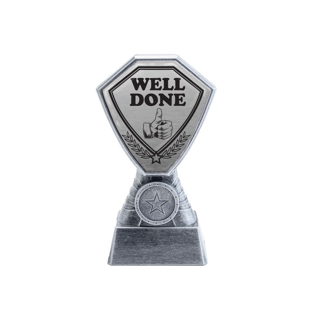Antique Silver Well Done Plastic Tower