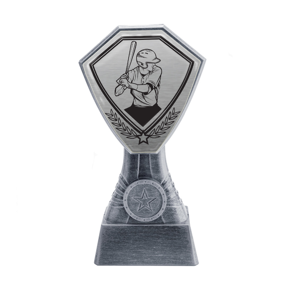 Antique Silver Baseball Plastic Tower