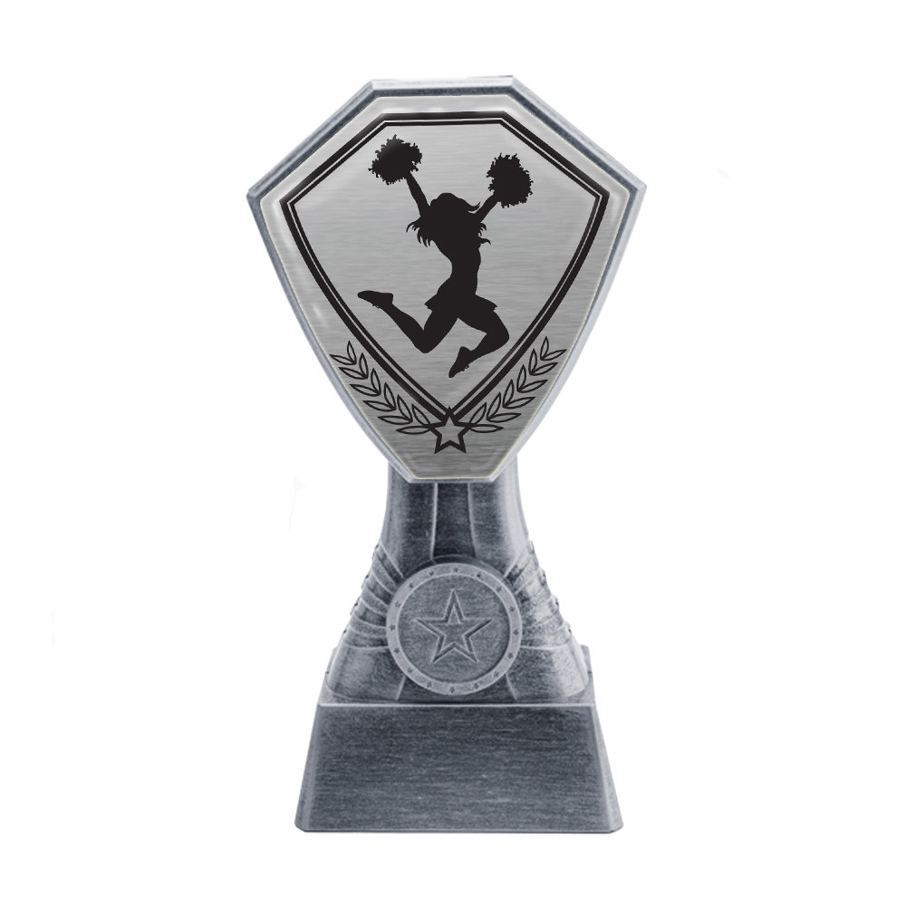 Antique Silver Cheerleading Plastic Tower