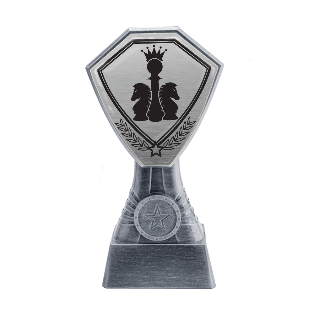 Antique Silver Chess Plastic Tower