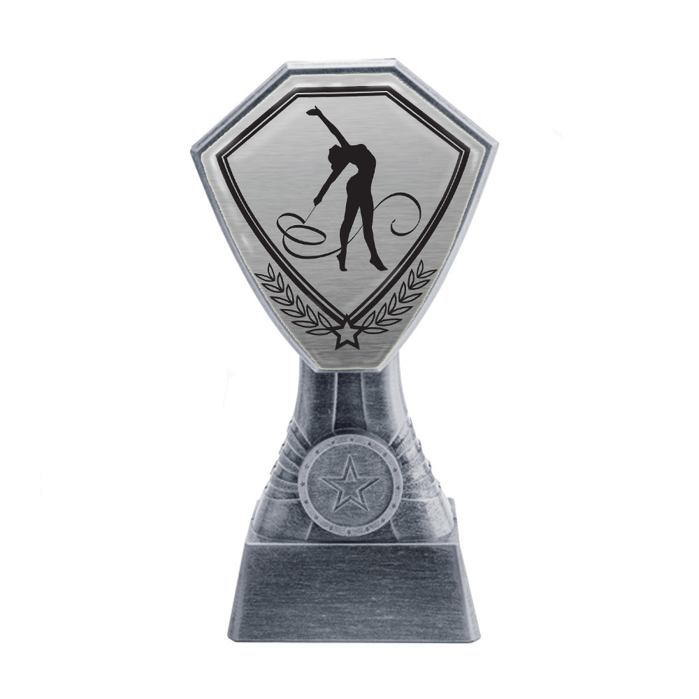 Antique Silver Rhythmic Gymnastics Plastic Tower