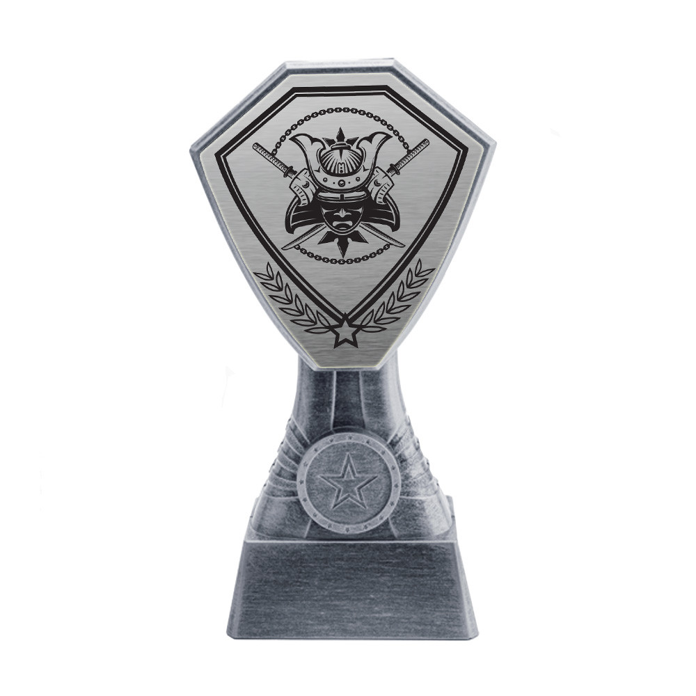 Antique Silver Martial Arts Plastic Tower