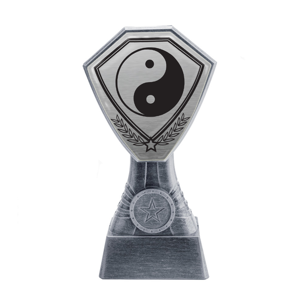 Antique Silver Martial Arts Plastic Tower
