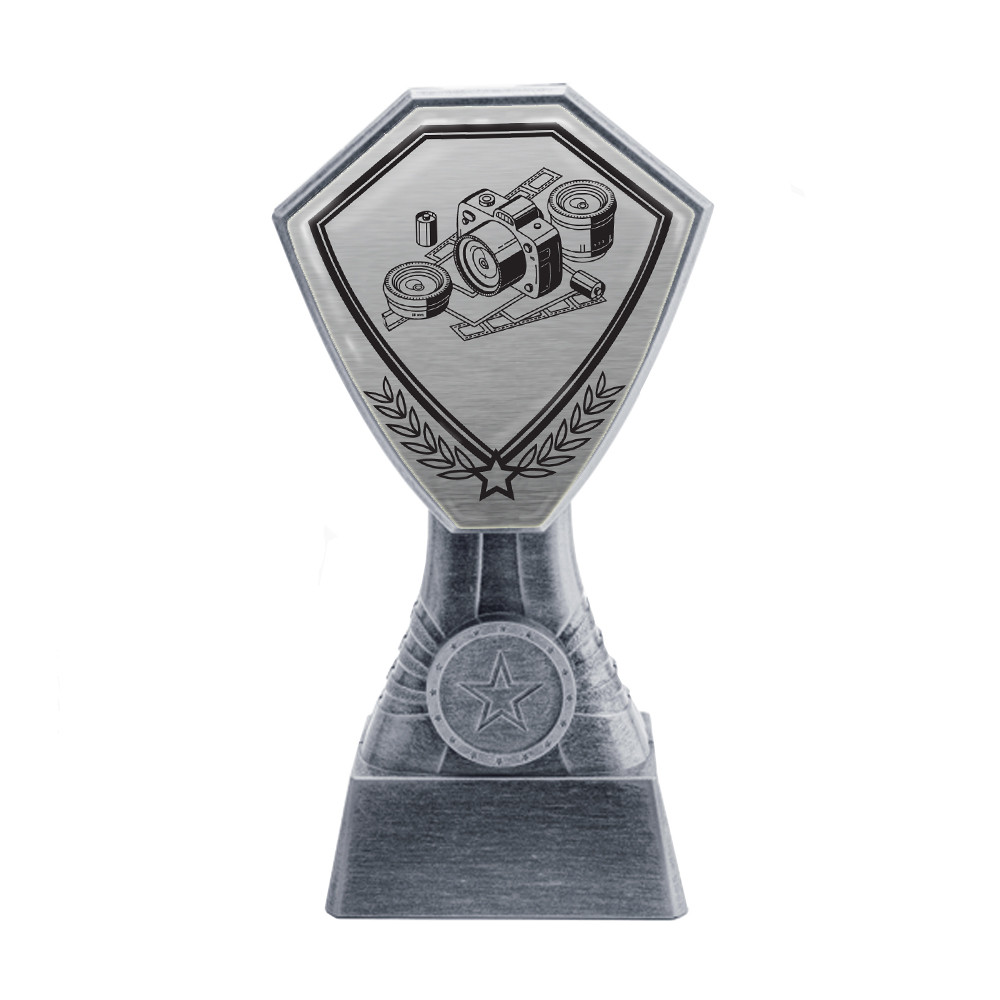 Antique Silver Photography Plastic Tower