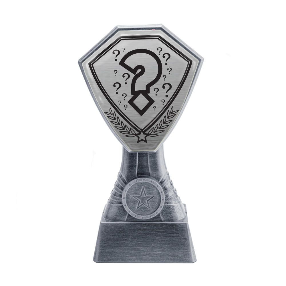 Antique Silver Quiz Plastic Tower