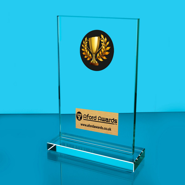 Winner Thick Glass Plaque with Black Presentation Box