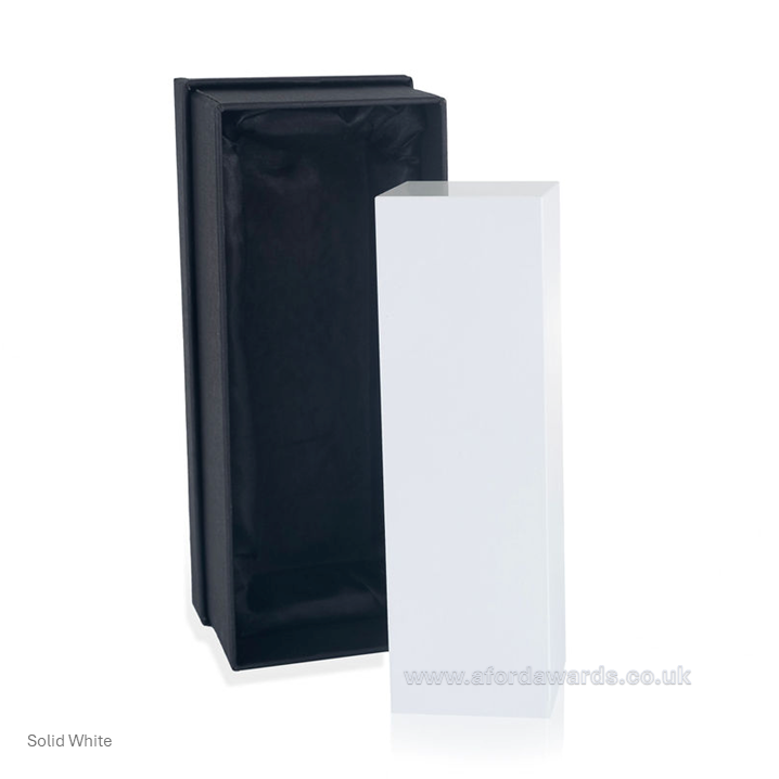Chroma Ice Blue Crystal Column Award