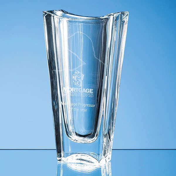 Crystalite Okinawa Tapered Vase